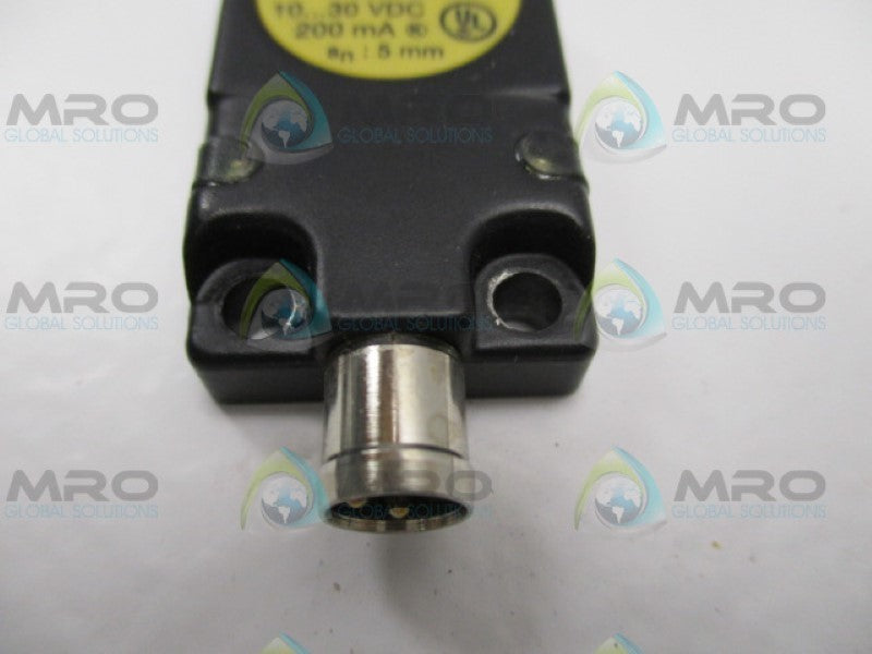 TURCK BI5-Q08-AP6X2-V1131 5MM INDUCTIVE SENSOR 10-30VDC *USED*