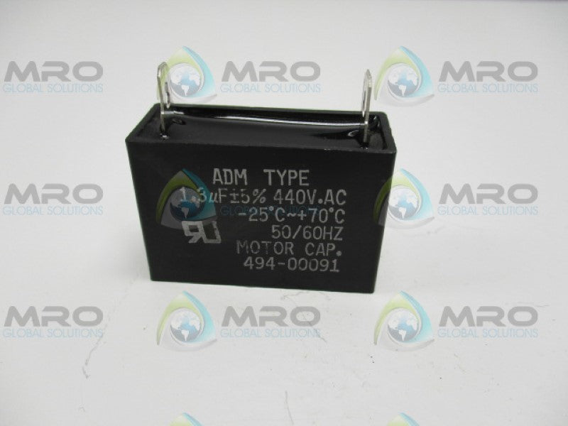 MOTOR CAP 494-00091 RELAY 440VAC *USED*