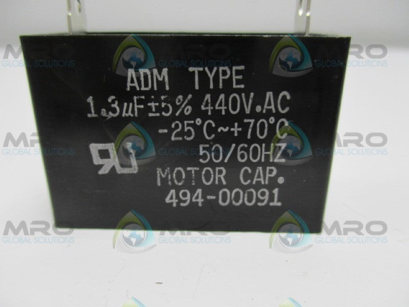 MOTOR CAP 494-00091 RELAY 440VAC *USED*