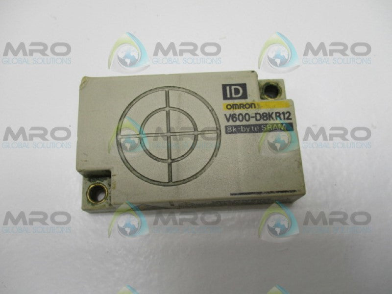 OMRON V600-D8KR12 8K BYTE RF-ID TAG (AS PICTURED) *USED*