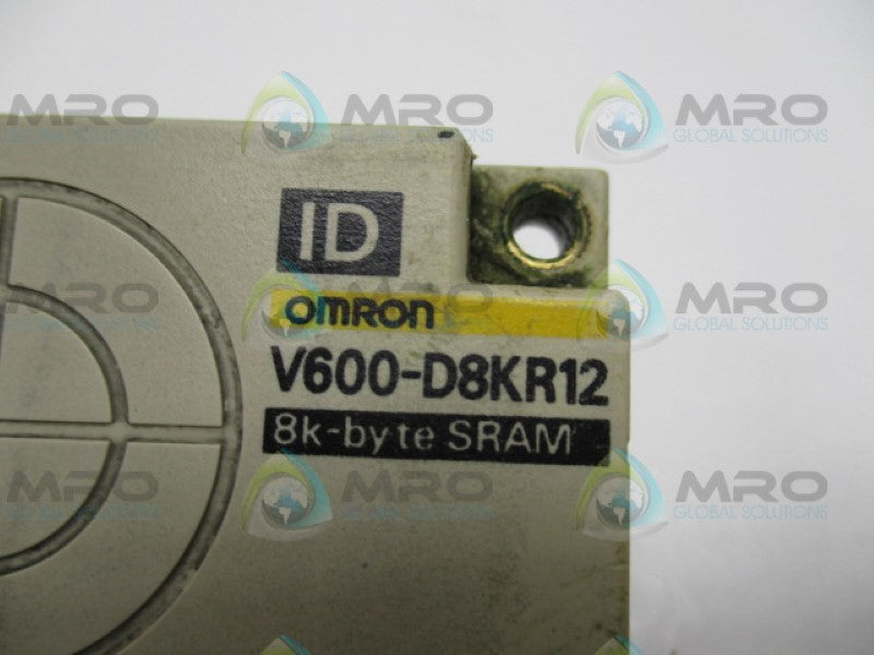 OMRON V600-D8KR12 8K BYTE RF-ID TAG (AS PICTURED) *USED*