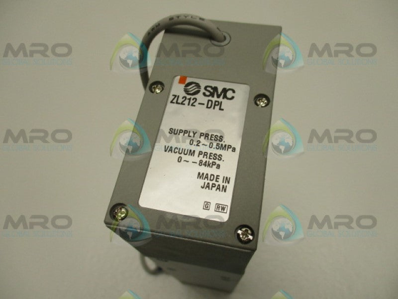 SMC ZL212-DPL VACUUM EJECTOR 0.2-0.5MPA *NEW IN FACTORY BAG*