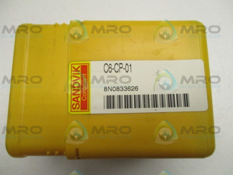 SANDVIK C6-CP-01 COVER PLUG *NEW IN ORIGINAL PACKAGE*