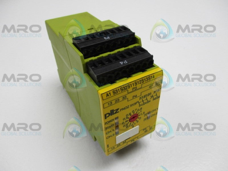 PILZ PNOZXV3P3/24VDC3N/O2N/OT SAFETY RELAY 777512 *NEW IN BOX*