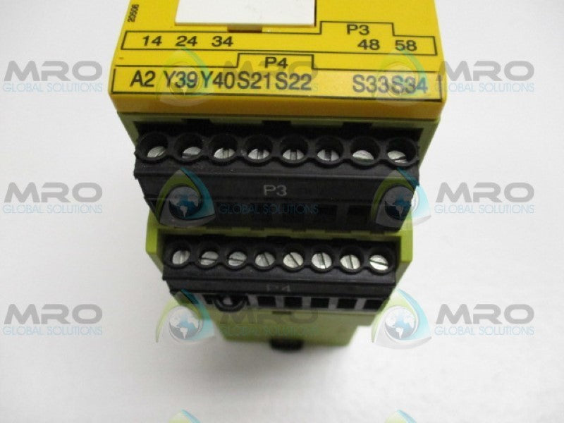 PILZ PNOZXV3P3/24VDC3N/O2N/OT SAFETY RELAY 777512 *NEW IN BOX*