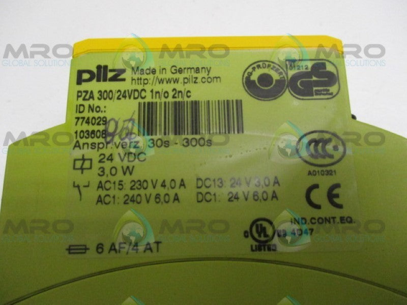PILZ PZA300/24VDC1N/O2N/C SAFETY RELAY 774029 *NEW IN BOX*