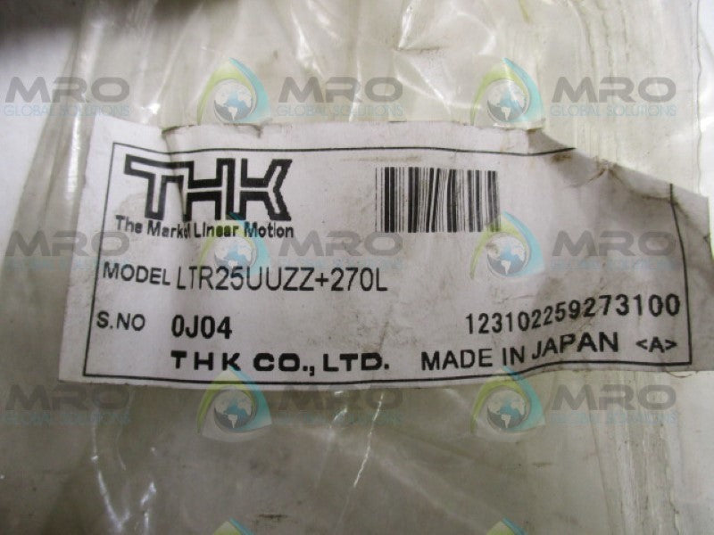 THK LTR25UUZZ+270L LINEAR *NEW NO BOX*
