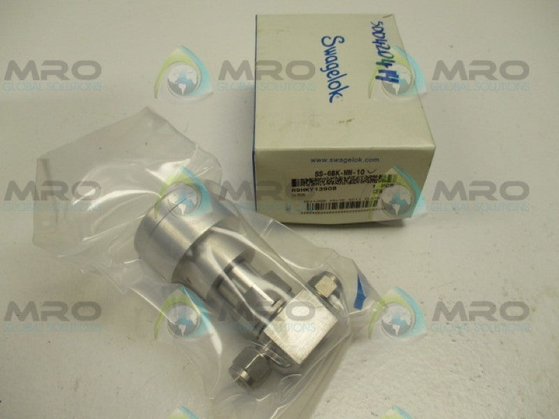 SWAGELOK SS-6BK-MM-10 BELLOWS VALVE *NEW IN BOX*