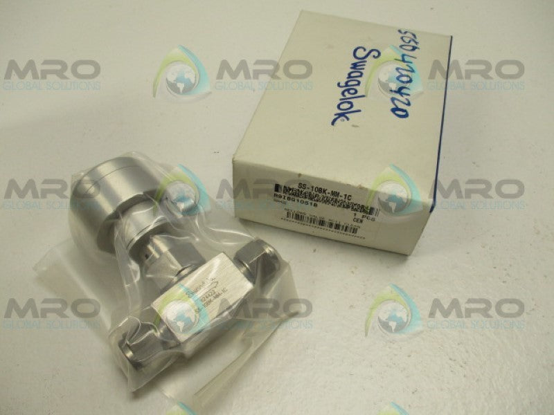SWAGELOK SS-10BK-MM-1C BELLOWS VALVE  *NEW IN BOX*