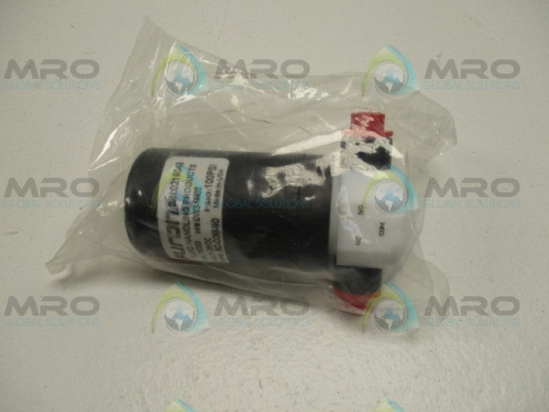 FURON DVX3-144D2 1103505 SOLENOID VALVE 24VDC 100PSI *NEW NO BOX*