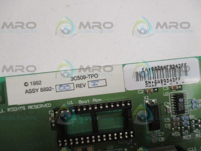 3COM 3C509-TPO NETWORK CARD *USED*