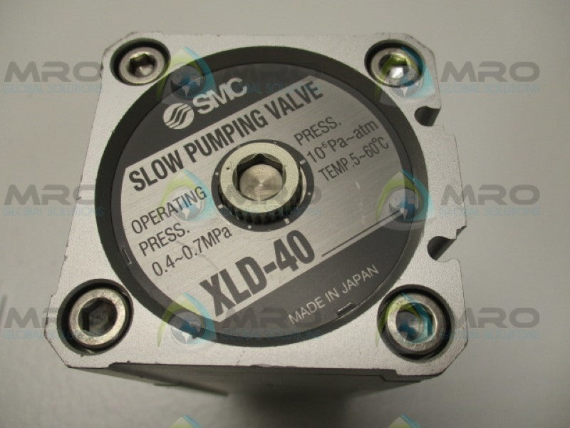 SMC XLD-40 SLOW PUMPIMG VALVE *NEW NO BOX*