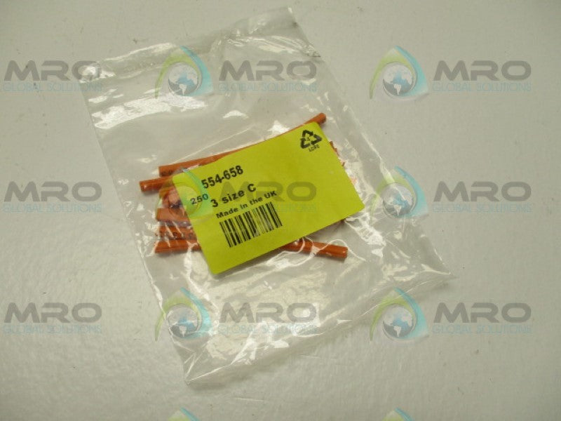 HELLERMANNTYTON 901-10359 554-658 CABLE MARKER (PKG OF 250) *NEW IN FACTORY BAG*