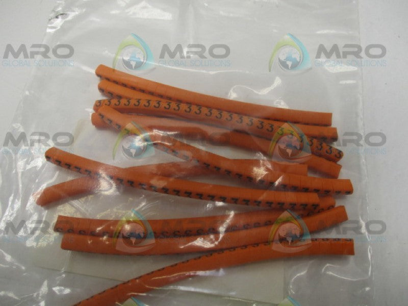 HELLERMANNTYTON 901-10359 554-658 CABLE MARKER (PKG OF 250) *NEW IN FACTORY BAG*