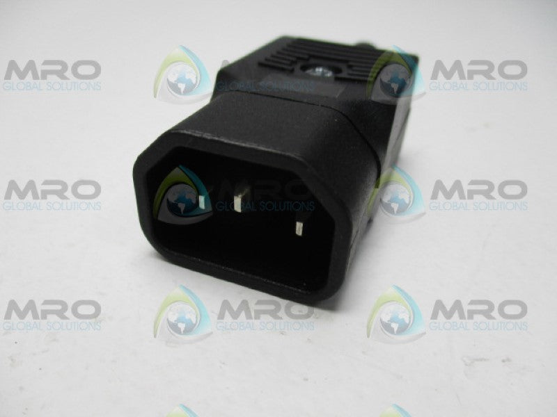 BULGIN PX0686 449-922 C14 CABLE MOUNT IEC PLUG *NEW NO BOX*