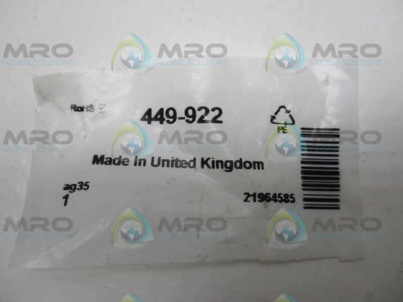 BULGIN PX0686 449-922 C14 CABLE MOUNT IEC PLUG *NEW NO BOX*