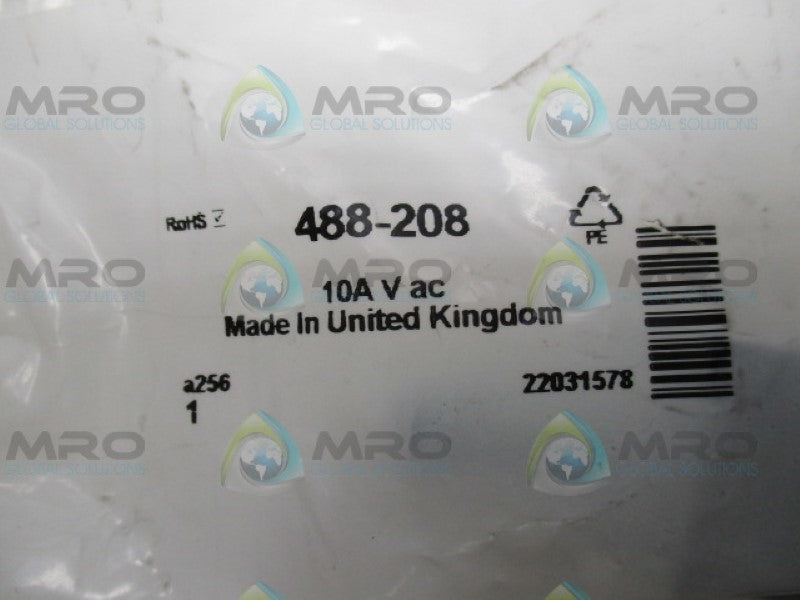 BULGIN PX0587 488-208 C13 CABLE MOUNT IEC SOCKET * NEW IN FACTORY BAG *