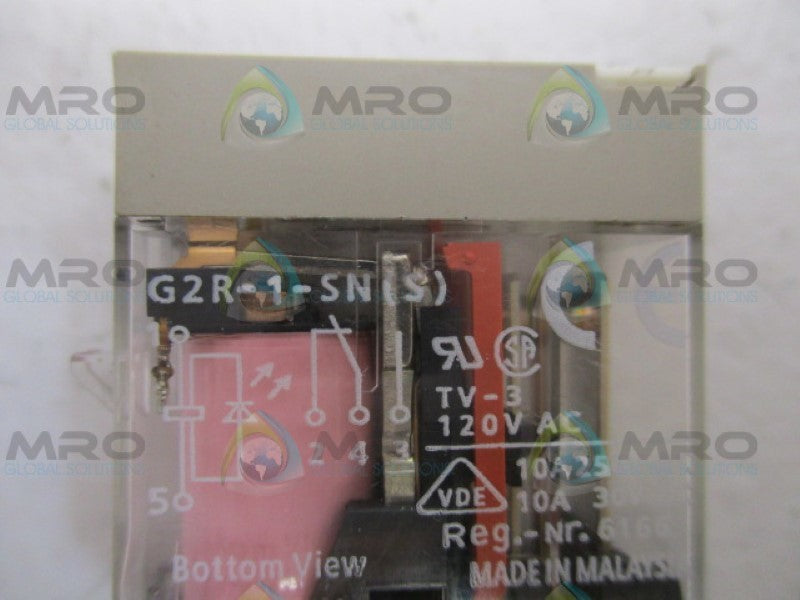 OMRON G2R-1-SN(S) 24VAC RELAY *USED*