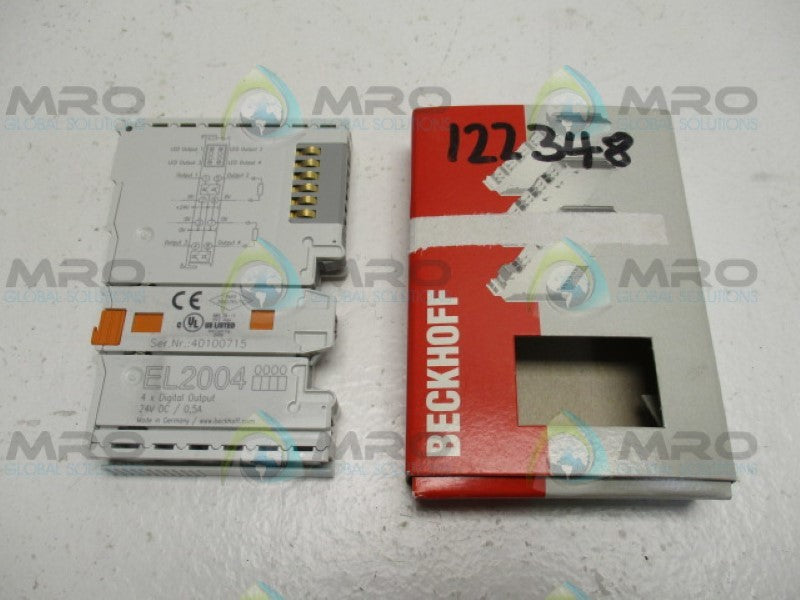 BECKHOFF EL2004 4XDIGITAL OUTPUT 24VDC *NEW IN BOX*