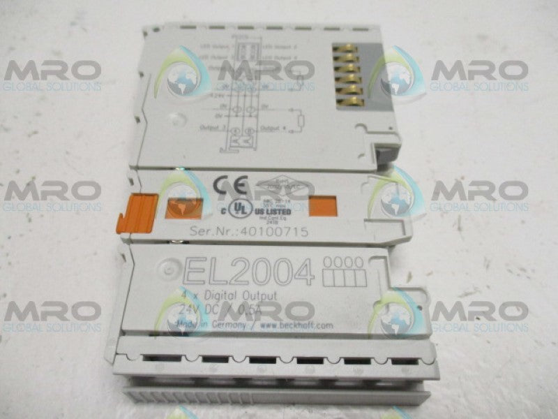 BECKHOFF EL2004 4XDIGITAL OUTPUT 24VDC *NEW IN BOX*