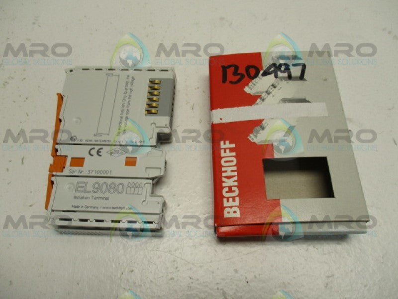 BECKHOFF EL9080 ISOLATION TERMINAL *NEW IN BOX*