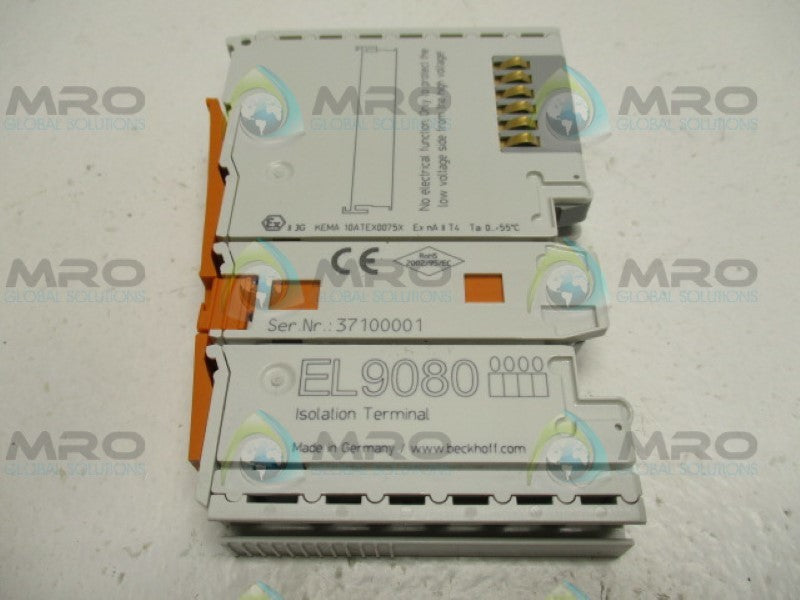 BECKHOFF EL9080 ISOLATION TERMINAL *NEW IN BOX*