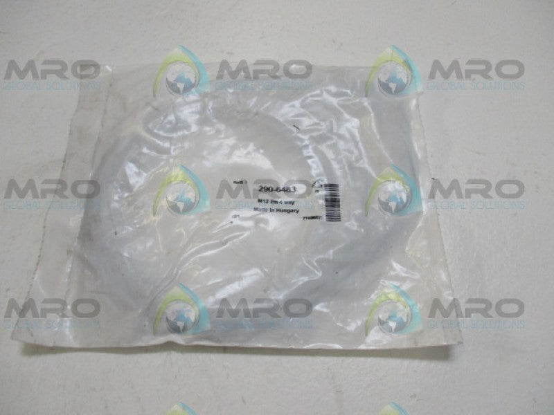 HIRSCHMANN 934402201 290-6483 4-WAY M12 PUR CABLE *NEW IN FACTORY BAG*