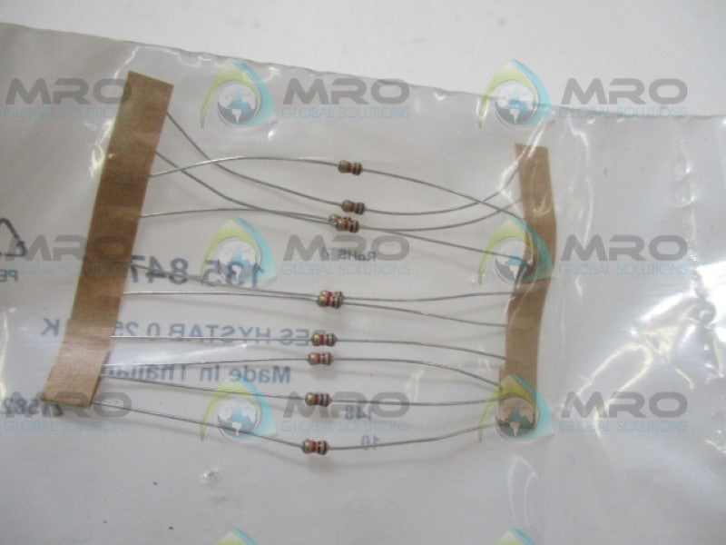 TE CONNECTIVITY CFR16J1K0 135-847 RESISTOR.25W (PKG OF 10) *NEW IN FACTORY BAG*