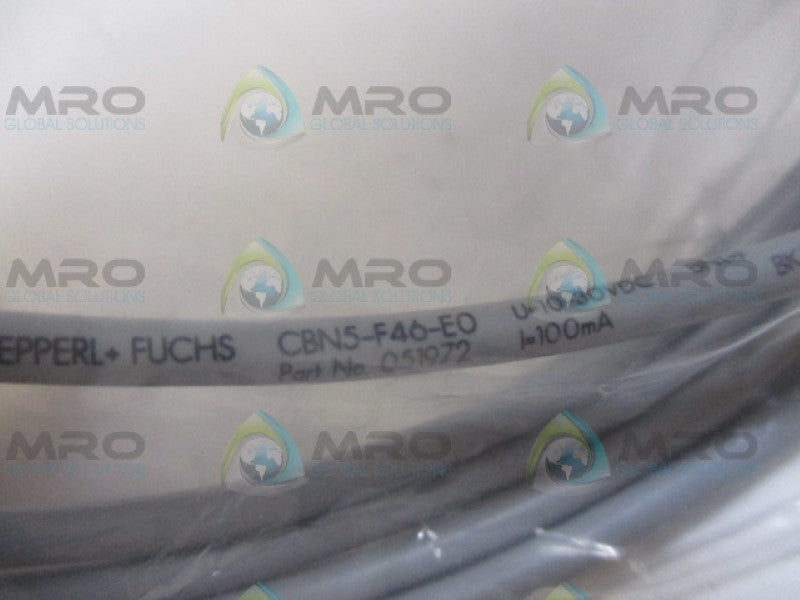 PEPPERL+FUCHS CBN5-F46-E0 051972 CAPACITIVE SENSOR *NEW IN FACTORY BAG*