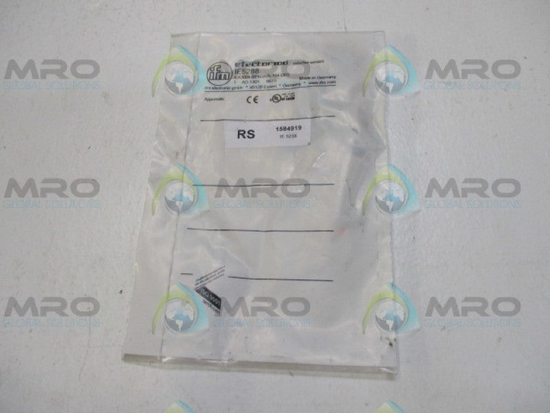 IFM EFFECTOR IE5288 IEK3004-BPKG/US-104-DPS SENSOR *NEW IN FACTORY BAG*