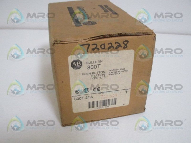 ALLEN BRADLEY 800T-2TA SER. T (MISSING ACCESSORIES) *NEW IN BOX*