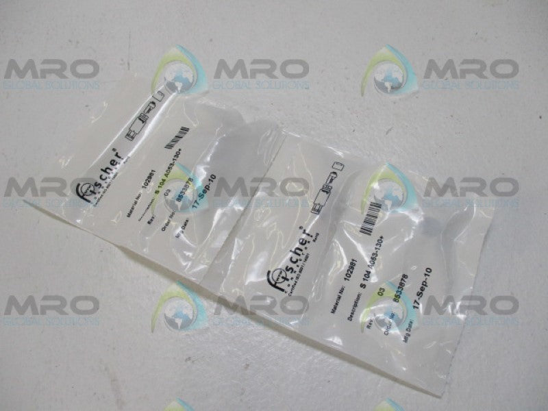 FISCHER S104A053-130+ CONNECTOR *NEW IN FACTORY BAG*