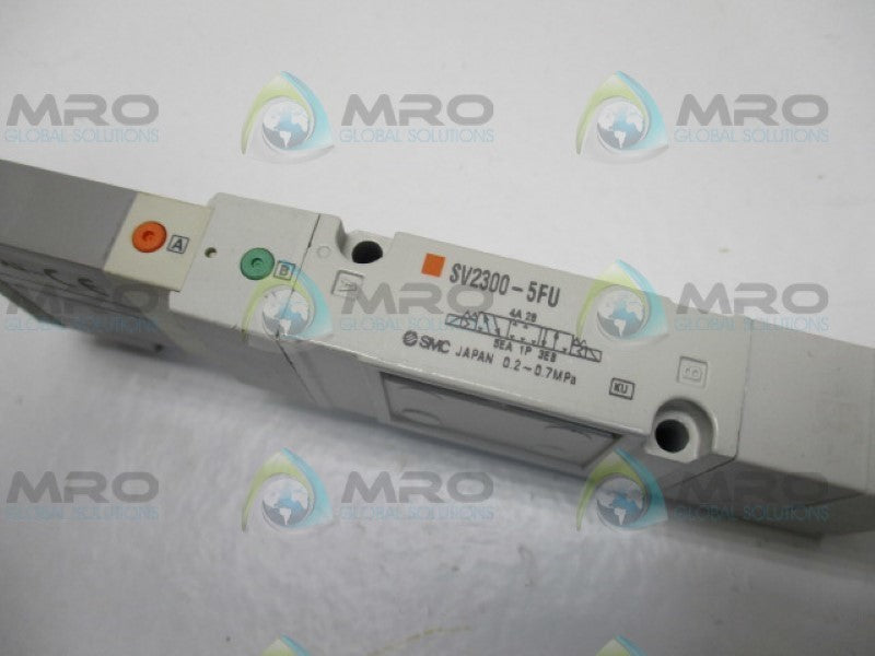 SMC SV2300-5FU SOLENOID VALVE 24VDC *NEW NO BOX*