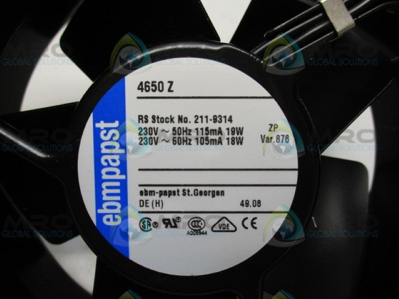 EBMPAPST 4650Z AXIAL FAN 230V *NEW IN BOX*