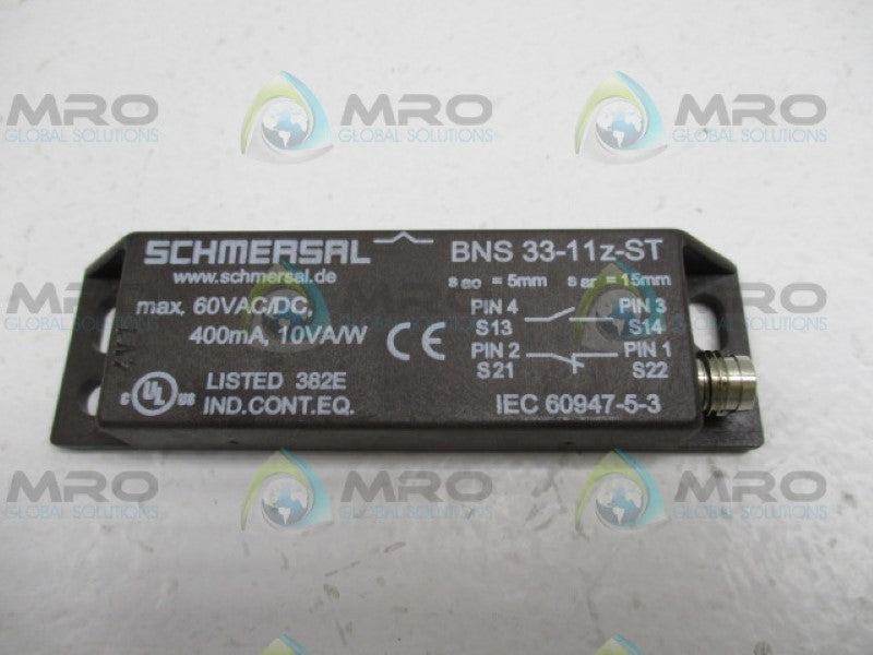 SCHMERSAL BNS33-11Z-ST MAGNETIC SAFETY SENSOR *NEW NO BOX*