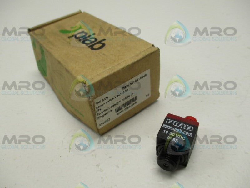 PIAB 0110249 VACUUM SWITCH 12-30VDC *NEW IN BOX*