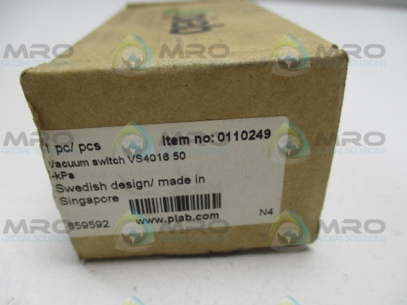 PIAB 0110249 VACUUM SWITCH 12-30VDC *NEW IN BOX*