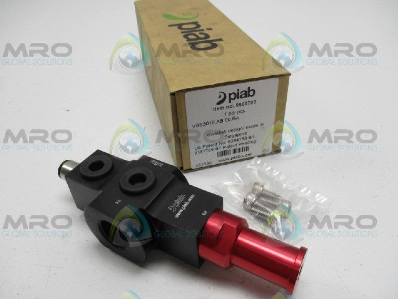 PIAB  9900703 VGS5010.AB.00.BA PUMP AND GRIPPER *NEW IN BOX*