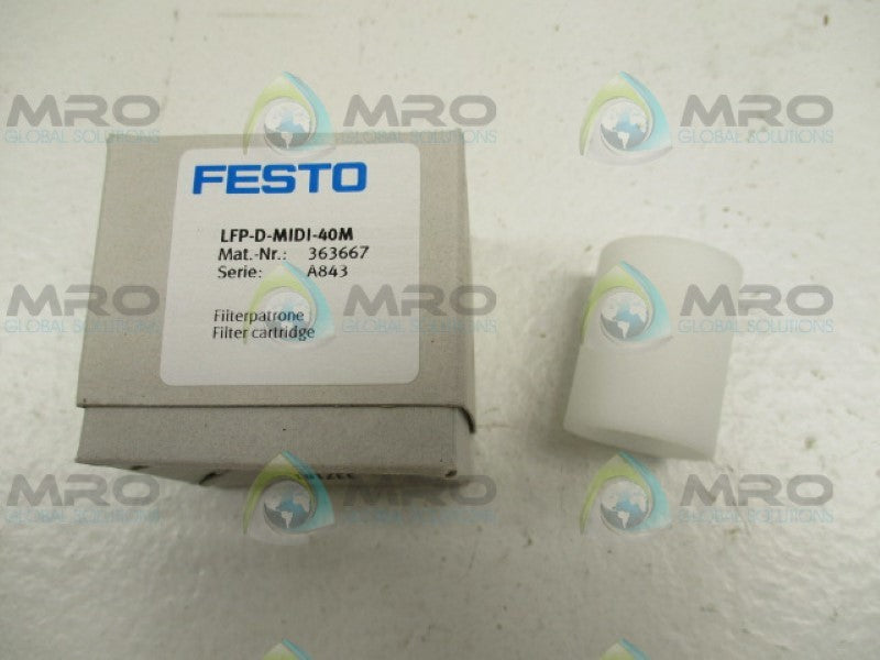 FESTO LFP-D-MIDI-40M FILTER CARTRIDGE *NEW IN BOX*
