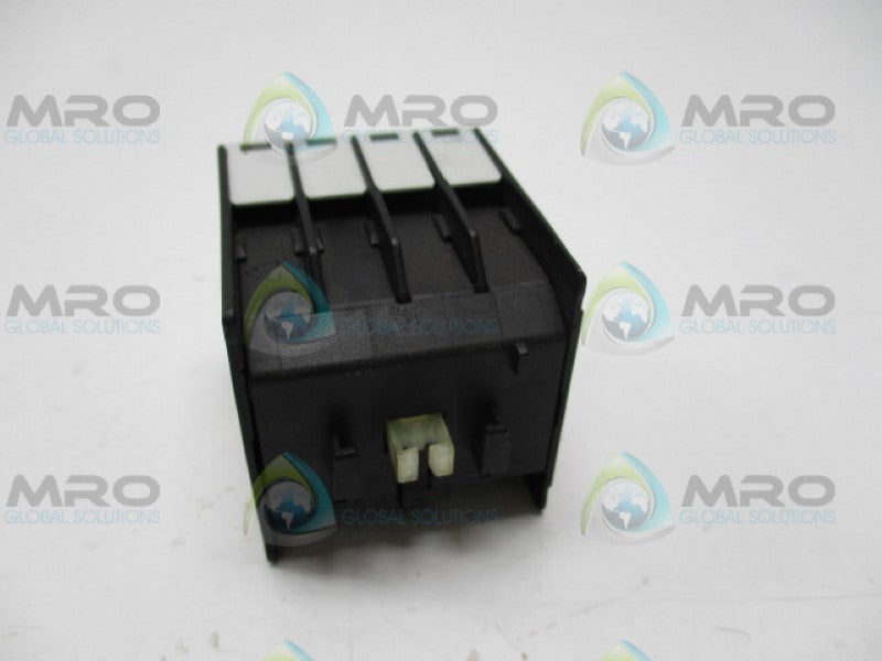 SIEMENS 3RH1911-2FA11 CONTACT BLOCK FOR RELAY *USED*