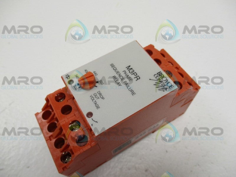 BROYCE CONTROL M3PR 342-944 SEQUENCE FAILURE RELAY *NEW IN BOX*