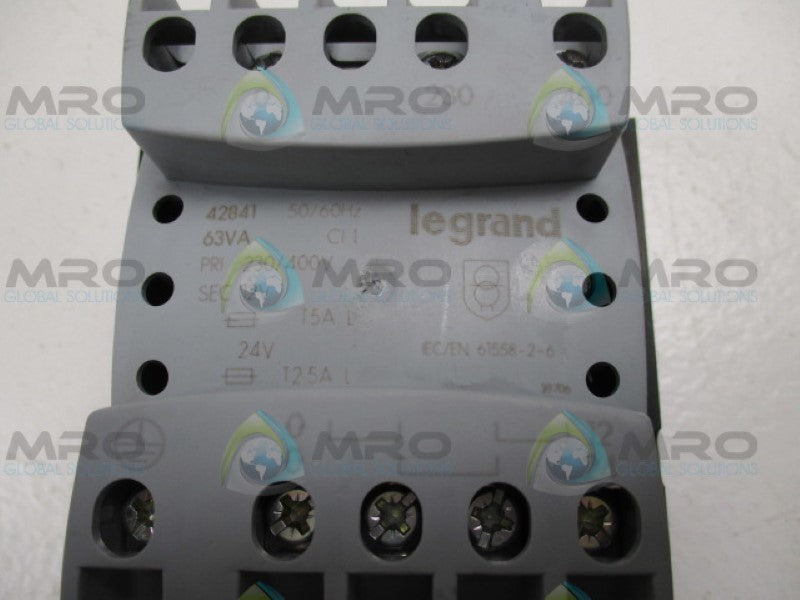 LEGRAND 042841 383-273 TRANSFORMER 230/400VAC  2/12VAC *NEW IN BOX*