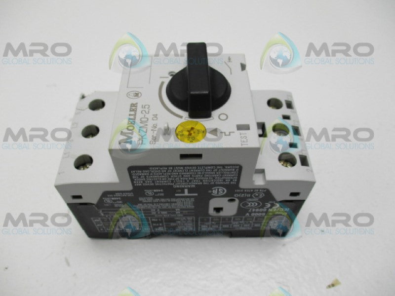 KLOCKNER MOELLER PKZM0-2,5 MANUAL MOTOR STARTER (AS PICTURED) *NEW NO BOX*