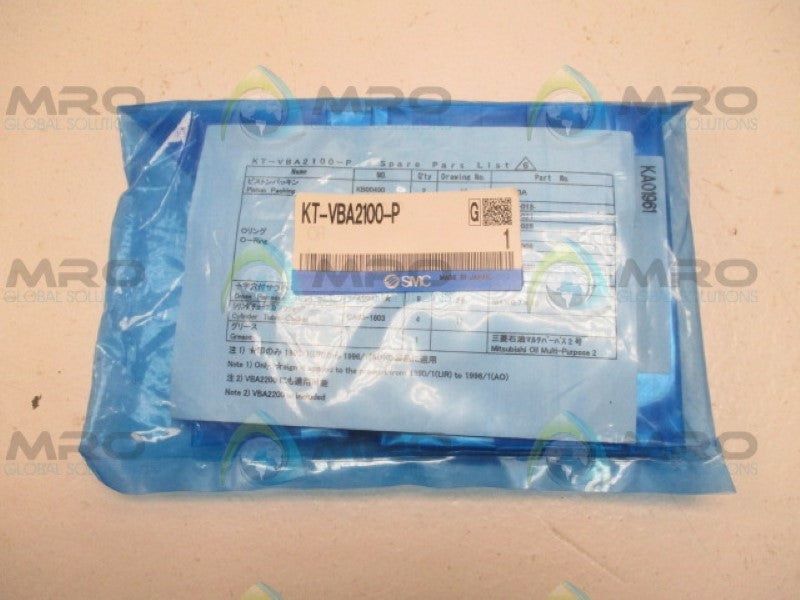 SMC KT-VBA2100-P MAINTENANCE KIT *NEW IN FACTORY BAG*