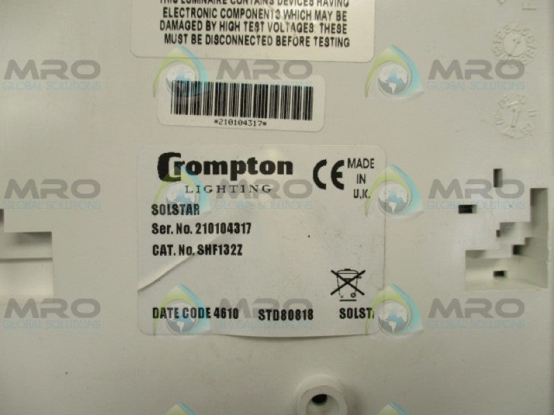 CROMPTON SHF132Z SOLSTAR FACET REFLECTOR  *NEW NO BOX*