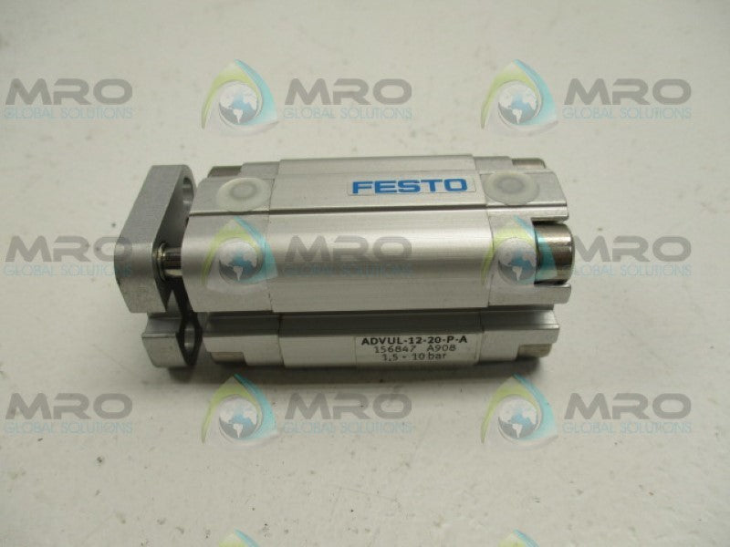 FESTO ADVUL-12-20-P-A 156847 COMPACT CYLINDER *NEW NO BOX*