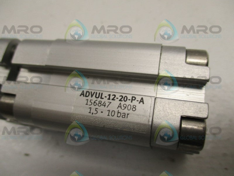 FESTO ADVUL-12-20-P-A 156847 COMPACT CYLINDER *NEW NO BOX*