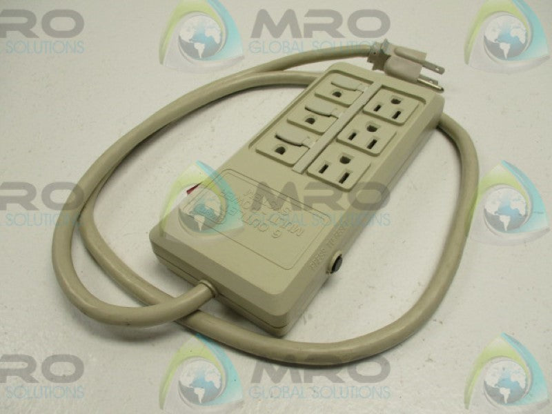 SNAPIT 51050 830F 6-OUTLET PULTI-POWER SYSTEM WITH SWITCH 15A 125VAC *USED*