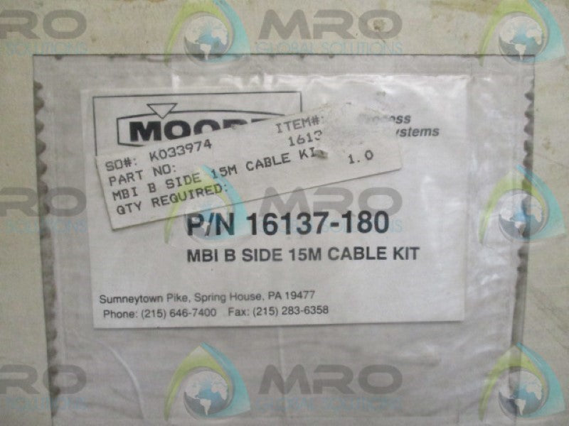 MOORE 16137-180 MBI B SIDE 15M CABLE KIT *NEW IN BOX*