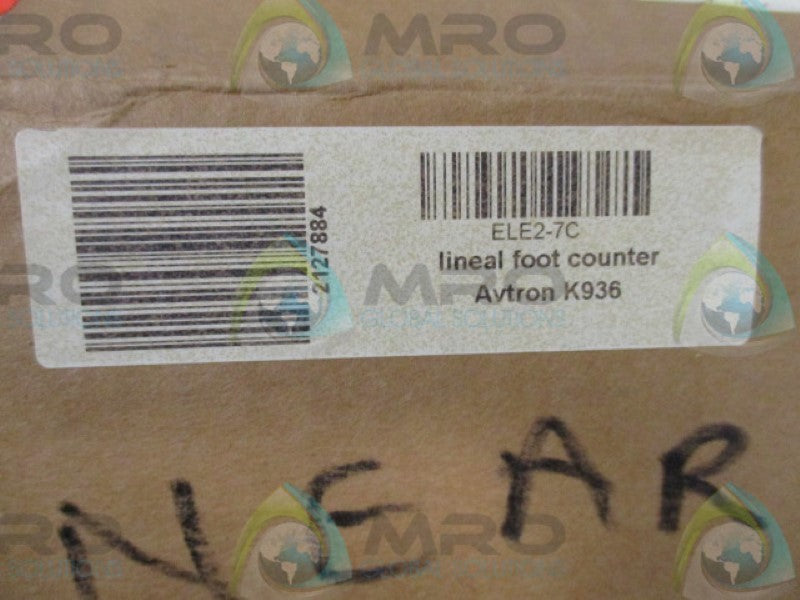 AVTRON K936 ELE2-7C LINEAR FOOT COUNTER HOUSING (AS PICTURED) *NEW NO BOX*